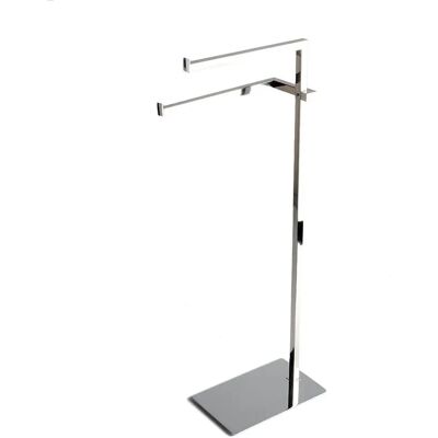 Kiamami Valentina - Doble Toallero Moderno - Base Rectangular Kiamami Valentina - Doble Toallero Moderno - Base Rectangular