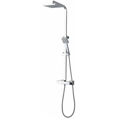 KIAMAMI VALENTINA - Columna de Ducha Termostática Cromada - Sistema de Ducha KIAMAMI VALENTINA - Columna de Ducha Termostática Cromada - Sistema de Ducha