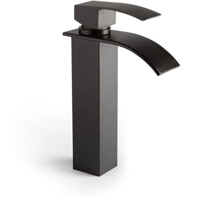 Kiamami Valentina Nardis Grifo Moderno Alto en Negro Mate - Baño Kiamami Valentina Nardis Grifo Moderno Alto en Negro Mate - Baño