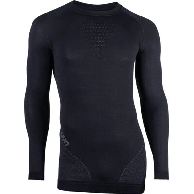 Uyn Camicia a manica lunga in merino nero - Base layer per uomo Uyn Camicia a manica lunga in merino nero - Base layer per uomo