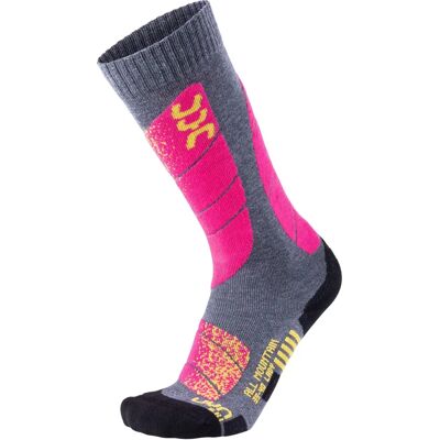 Uyn Ski All Mountain Socks - Grigio Medio Melange - Calze da Sci Rosa Uyn Ski All Mountain Socks - Grigio Medio Melange - Calze da Sci Rosa