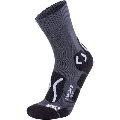 Uyn Trekking Outdoor Explorer Socks - Grau - EU 39-41 - Atmungsaktiv, Schutz, Schnelltrocknend Uyn Trekking Outdoor Explorer Socks - Grau - EU 39-41 - Atmungsaktiv, Schutz, Schnelltrocknend