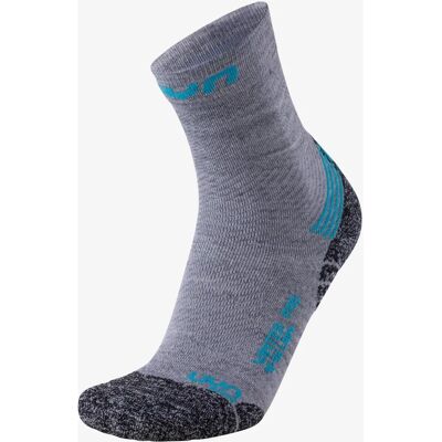 UYN Winter Pro Run Donna Grigio Turchese - Calze da Corsa UYN Winter Pro Run Donna Grigio Turchese - Calze da Corsa