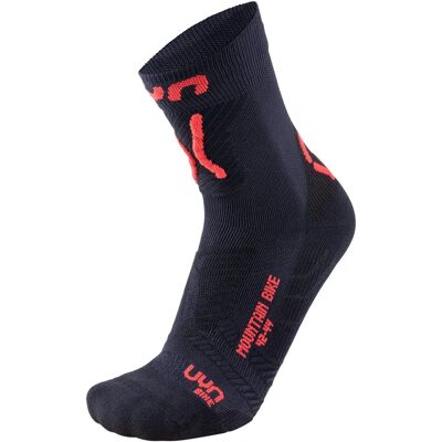 UYN Ciclismo MTB Nero-Rosso - Calze Traspiranti - Attrezzatura MTB UYN Ciclismo MTB Nero-Rosso - Calze Traspiranti - Attrezzatura MTB
