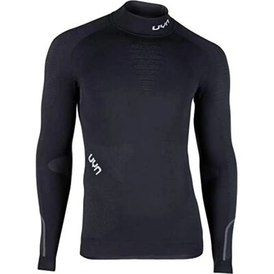 Uyn Ambityon UW Shirt Long Sleeve Turtle Neck - Black - White - Shirt Uyn Ambityon UW Shirt Long Sleeve Turtle Neck - Black - White - Shirt