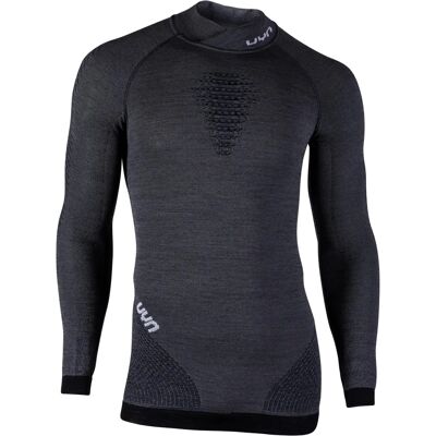 Uyn Fusyon Camicia a maniche lunghe con collo alto - Merino, Grigio - Inverno Uyn Fusyon Camicia a maniche lunghe con collo alto - Merino, Grigio - Inverno