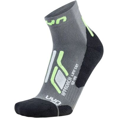 UYN Trekking Approach Low Cut Socks - Gris, Chaussettes de Randonnée pour Hommes UYN Trekking Approach Low Cut Socks - Gris, Chaussettes de Randonnée pour Hommes