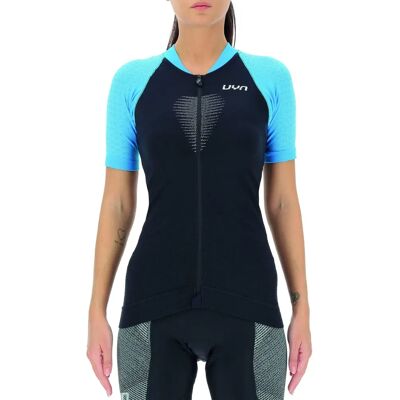 UYN XS Nero/Danube Blue Maglietta da ciclismo - Maniche corte UYN XS Nero/Danube Blue Maglietta da ciclismo - Maniche corte