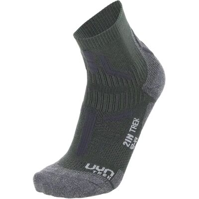 Uyn Trekking 2IN Low CUT Socks - Militare - Grigio Melange - Calzini Uyn Trekking 2IN Low CUT Socks - Militare - Grigio Melange - Calzini