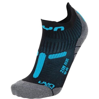 Chaussettes Uyn Run 2IN Noires - Socks pour hommes Chaussettes Uyn Run 2IN Noires - Socks pour hommes