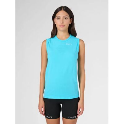 UYN Woman Running Airstream OW Sleeveless - Blue Atoll - M - Running Shirt UYN Woman Running Airstream OW Sleeveless - Blue Atoll - M - Running Shirt