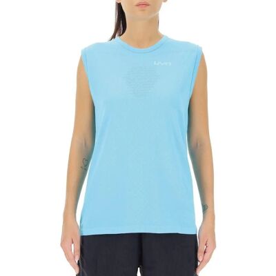 UYN Woman Running Airstream OW Sleeveless - Blue Atoll - XL - Running Top UYN Woman Running Airstream OW Sleeveless - Blue Atoll - XL - Running Top