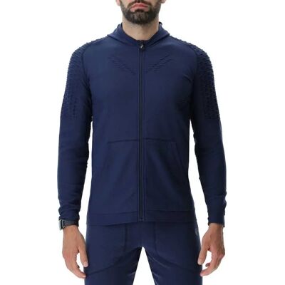 UYN Run Fit Sudadera con Cremallera Completa - Azul Vestido - S UYN Run Fit Sudadera con Cremallera Completa - Azul Vestido - S