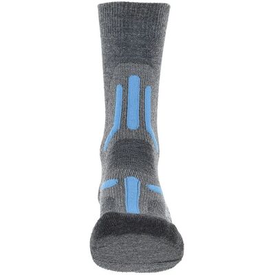 Uyn Trekking 2IN Merino Mid Socks - Donna - Grigio/Turchese - 39-40 - Calze Uyn Trekking 2IN Merino Mid Socks - Donna - Grigio/Turchese - 39-40 - Calze