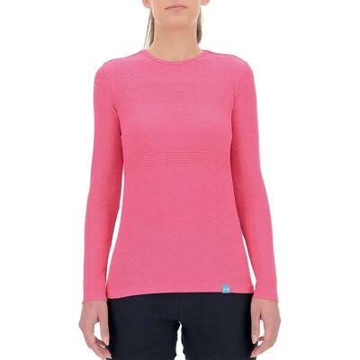 T-Shirt da donna Natural Training a maniche lunghe - Pink Yarrow - L T-Shirt da donna Natural Training a maniche lunghe - Pink Yarrow - L