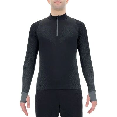 UYN - Exceleration Longsleeve Zip - Nero UYN - Exceleration Longsleeve Zip - Nero