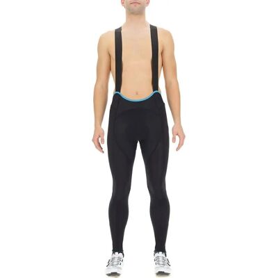 Uyn Race Deepwinter Bib Long - Cuissards de vélo noirs turquoise - Publicité Uyn Race Deepwinter Bib Long - Cuissards de vélo noirs turquoise - Publicité