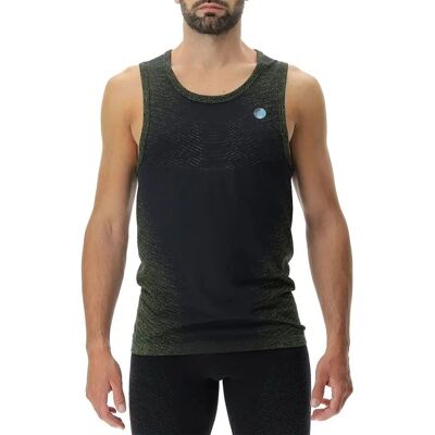UYN Sleeveless Running Shirt - Black/Yellow - XXL UYN Sleeveless Running Shirt - Black/Yellow - XXL