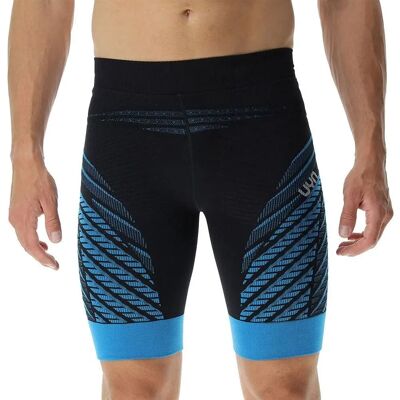 UYN Ultra1 Laufshorts - Schwarz-Atlantik - M UYN Ultra1 Laufshorts - Schwarz-Atlantik - M