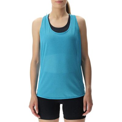 UYN Mujer Correr Exceleration Aernet Camiseta sin Mangas - Ligera y Tecnológica UYN Mujer Correr Exceleration Aernet Camiseta sin Mangas - Ligera y Tecnológica
