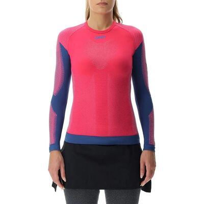 Maglietta da corsa UYN a Manica Lunga Viola/Navy - Maglietta da corsa Maglietta da corsa UYN a Manica Lunga Viola/Navy - Maglietta da corsa