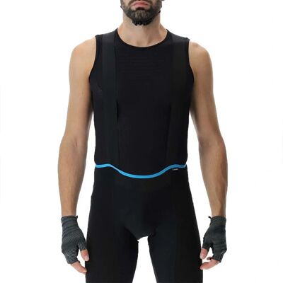 UYN Homme Maillot sans Manches - Noir Onix/Gris Perle - S/M - Sous-vêtements de Cyclisme - Publicité UYN Homme Maillot sans Manches - Noir Onix/Gris Perle - S/M - Sous-vêtements de Cyclisme - Publicité