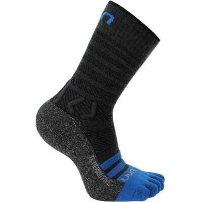 Uyn Calze Merino Trekking Five - Nero, EU 45-47 - Calze Uyn Calze Merino Trekking Five - Nero, EU 45-47 - Calze