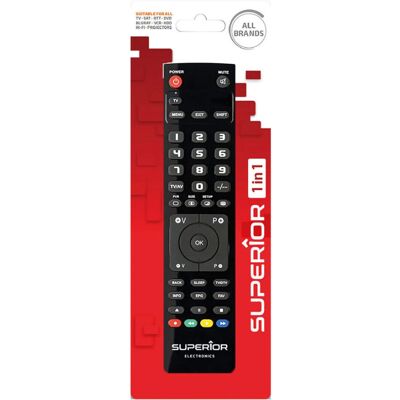Superior Electronics Slim1in1 Telecomando Universale - telecomando Superior Electronics Slim1in1 Telecomando Universale - telecomando