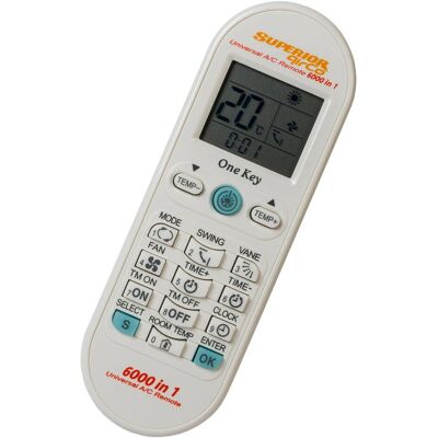 Superior AirCo 6000 Fjärrkontroll - Universell luftkonditioneringskontroll Superior AirCo 6000 Fjärrkontroll - Universell luftkonditioneringskontroll