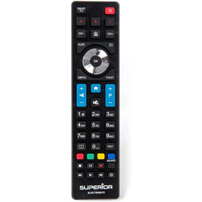 Philips Universalfernbedienung - IR Wireless TV - Schwarz Philips Universalfernbedienung - IR Wireless TV - Schwarz