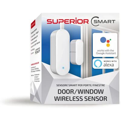 Superior Electronics Capteur Intelligent - Blanc - Capteur de Porte/Fenêtre Superior Electronics Capteur Intelligent - Blanc - Capteur de Porte/Fenêtre