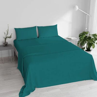 MB HOME ITALY Max Ensemble de Literie - Draps, Vert Bouteille, Queen MB HOME ITALY Max Ensemble de Literie - Draps, Vert Bouteille, Queen
