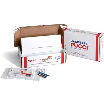 Pucci Piastra di Comando - Modello 6710 - Cromato - Piastra di comando per armadi incassati Pucci Piastra di Comando - Modello 6710 - Cromato - Piastra di comando per armadi incassati