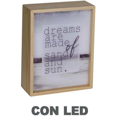 Lámpara LED WEBMARKETPOINT - Madera, Recargable, Luz Blanca Fría Lámpara LED WEBMARKETPOINT - Madera, Recargable, Luz Blanca Fría