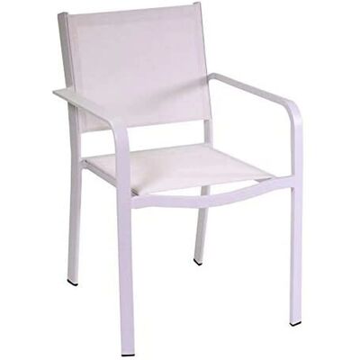 Argonauta El Paso Sillón de exterior Blanco Aluminio y textileno Argonauta El Paso Sillón de exterior Blanco Aluminio y textileno