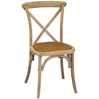 Vacchetti Stapelstuhl aus Naturholz - 51x55x46,5/89 Vacchetti Stapelstuhl aus Naturholz - 51x55x46,5/89