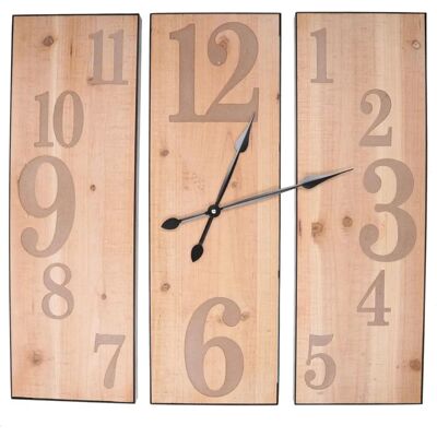 Reloj de Pared de Madera Natural Webmarketpoint - Reloj de Pared Reloj de Pared de Madera Natural Webmarketpoint - Reloj de Pared
