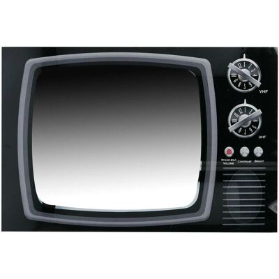 IPERBRIKO - Modelo: cm60x40 - Espejo rectangular para TV - Vidrio - Negro IPERBRIKO - Modelo: cm60x40 - Espejo rectangular para TV - Vidrio - Negro