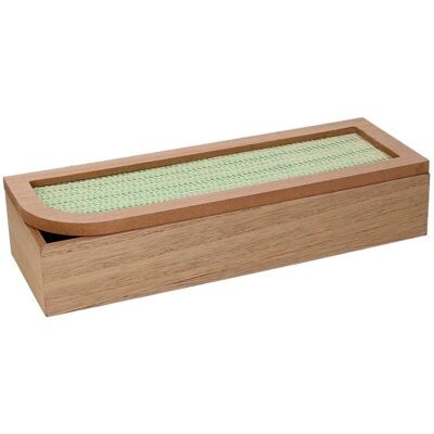 Iperbriko Holzaufbewahrungsbox - Rechteckig 29x10x6cm Iperbriko Holzaufbewahrungsbox - Rechteckig 29x10x6cm