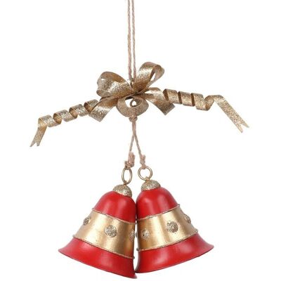 WEBMARKETPOINT Campana de metal roja - Bell WEBMARKETPOINT Campana de metal roja - Bell