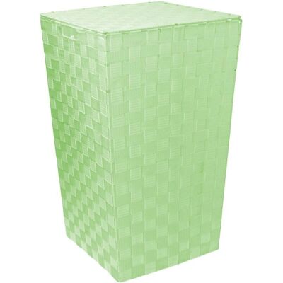 WEBMARKETPOINT Cestone Poliéster Verde Claro 33x33x53 - Cesta de almacenamiento WEBMARKETPOINT Cestone Poliéster Verde Claro 33x33x53 - Cesta de almacenamiento