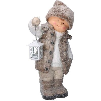 WEBMARKETPOINT Niño Resina Farol - Infantil 30x21x51 cm WEBMARKETPOINT Niño Resina Farol - Infantil 30x21x51 cm