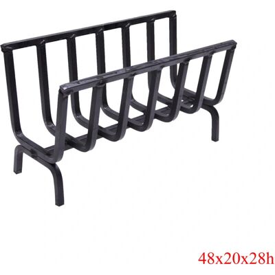 FONDERIA BONGIOVANNI - Brucialgna Portalegna Braciere In Ferro - 48x20x28h - FirePlace tool FONDERIA BONGIOVANNI - Brucialgna Portalegna Braciere In Ferro - 48x20x28h - FirePlace tool