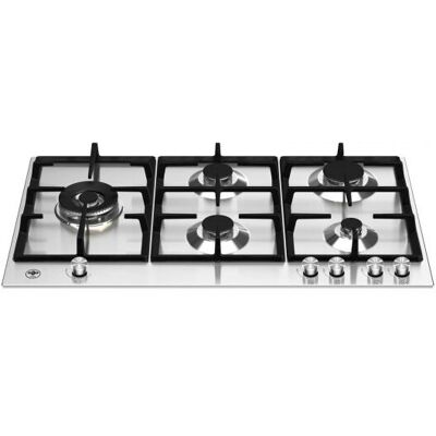 Bertazzoni La Germania - P905LLAGX - Acciaio inox - Piano cottura a gas Bertazzoni La Germania - P905LLAGX - Acciaio inox - Piano cottura a gas