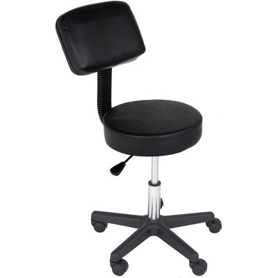 Bakaji Ergonomischer Salonhocker - Verstellbarer Bürostuhl Bakaji Ergonomischer Salonhocker - Verstellbarer Bürostuhl
