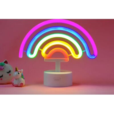 Lámpara de neón LED arcoíris de Legami - Decoración interior Lámpara de neón LED arcoíris de Legami - Decoración interior