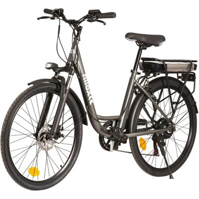 Bicicleta eléctrica Nilox J5 Plus - 26" Gris negro/gris, 250W, 65 km Bicicleta eléctrica Nilox J5 Plus - 26" Gris negro/gris, 250W, 65 km