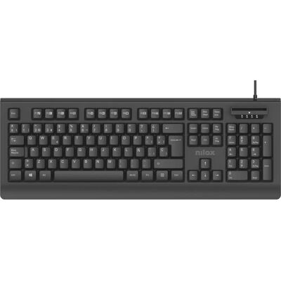 Nilox - NXKDNIE001 - Negro - Español QWERTY - Teclado Nilox - NXKDNIE001 - Negro - Español QWERTY - Teclado