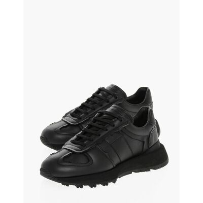 Maison Margiela Zapatillas T8013 Negras - Bajas, Nailon, Cuero Maison Margiela Zapatillas T8013 Negras - Bajas, Nailon, Cuero