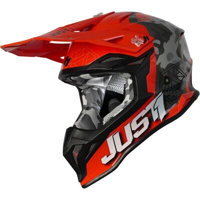 Just1 J39 Casco Kinetic - Camouflage, Taglia XL Just1 J39 Casco Kinetic - Camouflage, Taglia XL